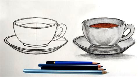 How to Draw Tea Cup Step by Step (Very Easy) - YouTube