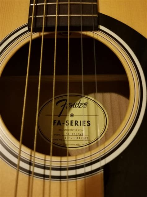 Fender FA125 Acoustic Guitar, Hobbies & Toys, Music & Media, Musical Instruments on Carousell