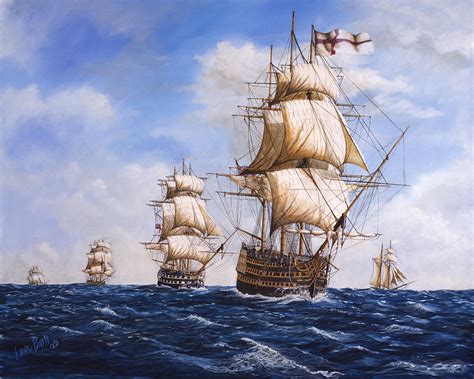 Hms Victory Painting at PaintingValley.com | Explore collection of Hms ...