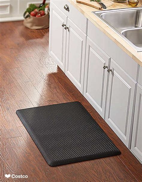 Made from natural rubber, with a no-skid backing, this PureLux® kitchen mat provides you with ...