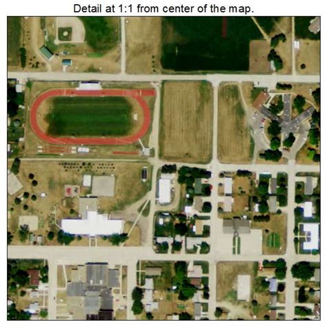 Aerial Photography Map of Plainview, NE Nebraska