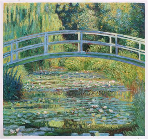 The Waterlily Pond with the Japanese Bridge - Claude Monet Paintings