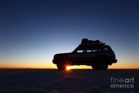 Sunrise on the Salar de Uyuni Photograph by James Brunker - Fine Art America