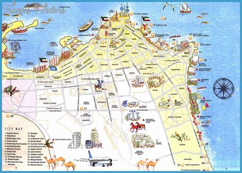 Jeddah Map Tourist Attractions - TravelsFinders.Com