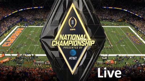 Watch 2021 CFP National Championship Live Stream Outside US - Shiva ...