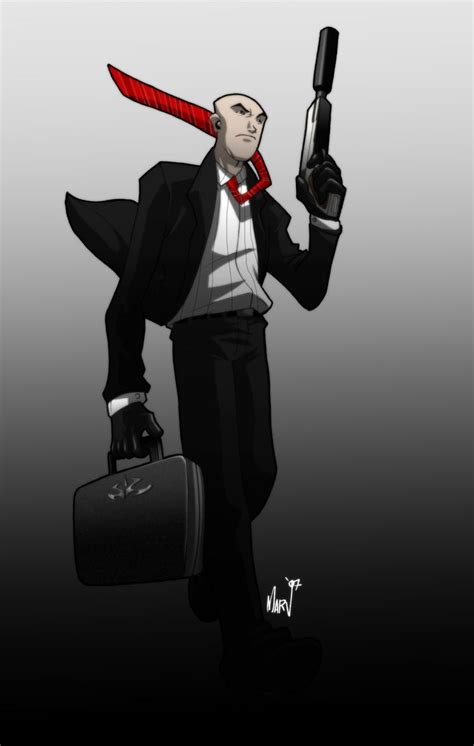 A is for Agent 47 by Paranoidvin on deviantART | Agent 47, Hitman agent 47, Comic illustration