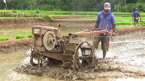 Ngebut....GAS POLL..!! Traktor Sawah G1000 dengan Diesel Yanmar TF85MLYS - YouTube