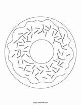 Click Through To Download This Free printable sprinkle Donut coloring  sketch template