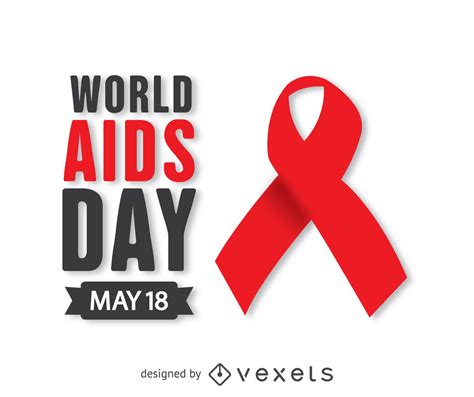 World AIDS Day Red Ribbon Vector Download