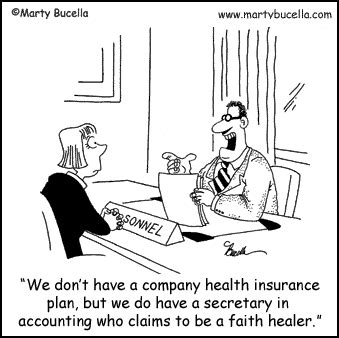 Health Insurance Cartoons by Marty Bucella