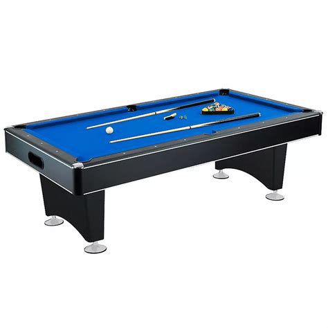 Hathaway Hustler 7-Foot Pool Table with Blue Felt, Internal Ball Return ...