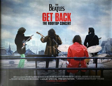 The Beatles: Get Back - The Rooftop Concert (30x40in) - Movie Posters ...