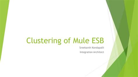 Clustering of Mule ESB | PPT