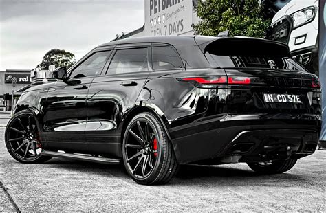 Full Black Range Rover Velar Sitting on 22' XO Wheels | Range Rover Fans