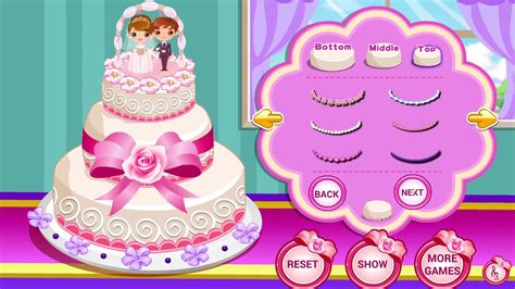 Best Games for Kids -Rose Wedding Cake Game - YouTube