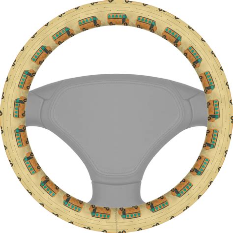 School Bus Steering Wheel Cover (Personalized) - YouCustomizeIt