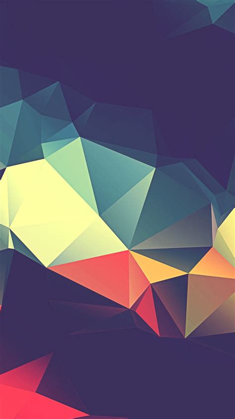 Low poly Geometric Colourful Wallpaper, Abstract Iphone Wallpaper, Abstract Artwork, Geometric ...