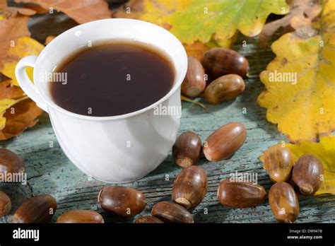 Acorn coffee Stock Photo - Alamy