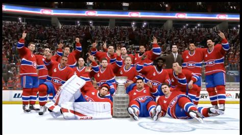 NHL 14 - Montreal Canadiens Win Stanley Cup - PS3 - YouTube
