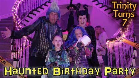 Trinity's 7th Birthday! Huge Halloween Party & Haunted House!!! - YouTube