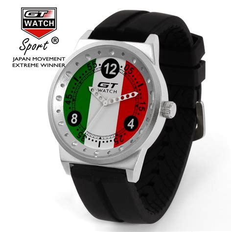 GT Watch Men Watch Italy Flag F1 Sport Mens Watches Top Brand Luxury Men's Watch Clock reloj ...