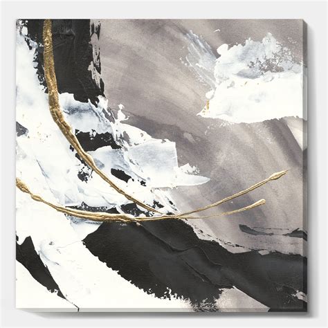 Designart 'Glam Painted Arcs II' Transitional Canvas Artwork - Walmart.com