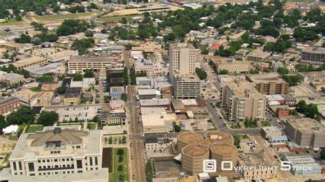 OverflightStock | Flight over downtown Lafayette, Louisiana. Aerial Stock Footage