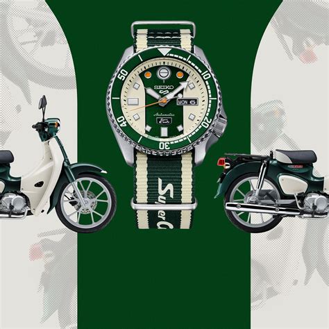 Introducing Seiko 5 Sports Honda Super Cub Limited SRPJ49 & SRPJ75