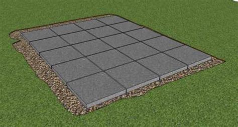 How To Build A Storage Shed Foundation On Paving Slabs