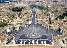 Piazza San Pietro, Tourist Attraction in Rome and Latium, Italy