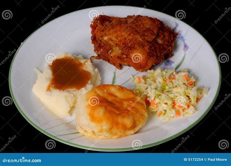 Fried Chicken And Mashed Potatoes Stock Images - Image: 5172254