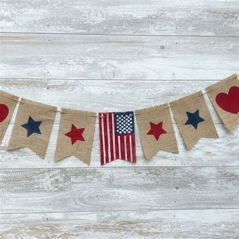 Patriotic Bunting - Etsy