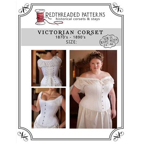 PDF Corset Pattern, Plus Size 22/ 38" Waist, Printable Victorian Sewing Pattern for Civil War ...