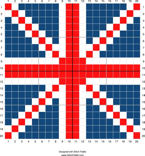 Union jack | Flag cross stitch, Cross stitch pattern maker, Flag crafts