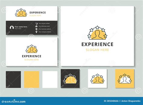 Experience Logo Design with Editable Slogan. Branding Book and Business ...