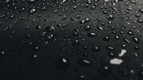 Water Drops On Black Surface UHD 4K Wallpaper | Pixelz