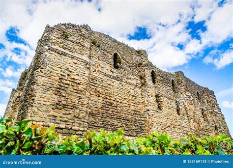 Ruins of Canterbury Castle stock image. Image of history - 155169115