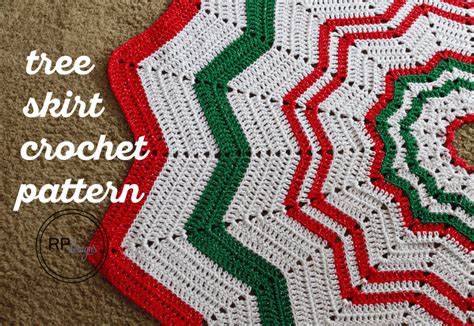 Christmas Tree Skirt Crochet Pattern - Easy Crochet Patterns