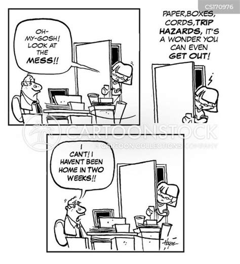 Messy Office Cartoons and Comics - funny pictures from CartoonStock