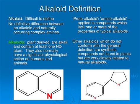 PPT - ALKALOIDS PowerPoint Presentation, free download - ID:149540