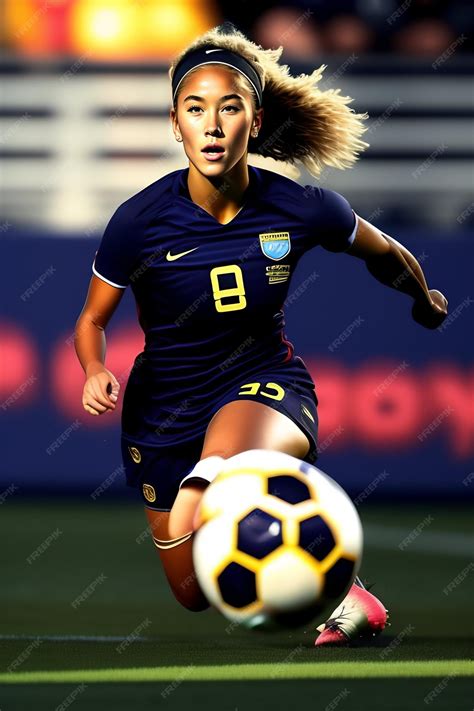 Premium AI Image | Victory for the Spanish women's national football ...