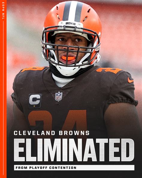 ESPN on Twitter: "The Browns have officially been eliminated from ...