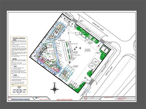 Shell petrol station layout design in PDF | CAD (2.38 MB) | Bibliocad