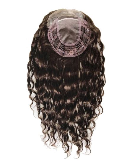 Upgrade Claire Curly Wave Virgin Remy Human Hair Topper - 6"×6" - UniWigs ® Official Site