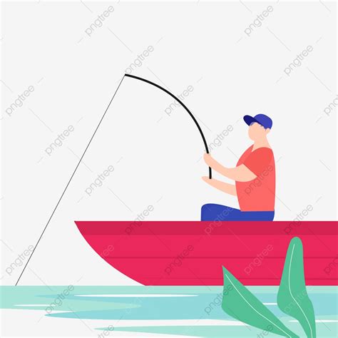 Small Fishing Boat Clipart Vector, Red Boat Fishing Characters, Red, Boat, Ships PNG Image For ...