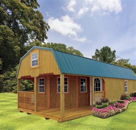 Deluxe Lofted Cabin | Quality Structures | Livable sheds, Lofted barn cabin, Shed cabin