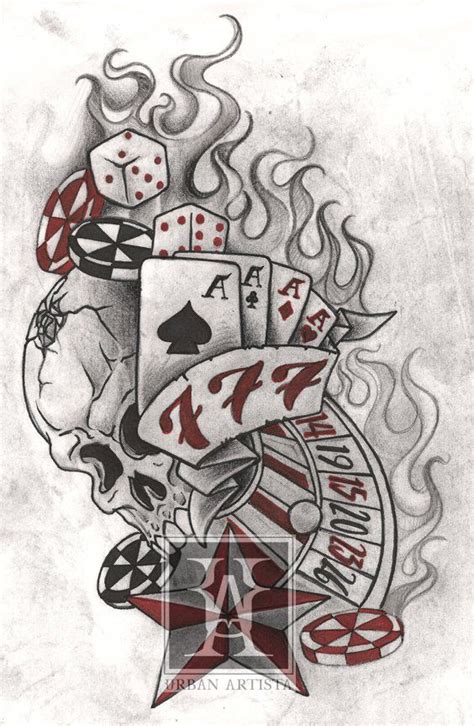 Poker Tattoo Designs