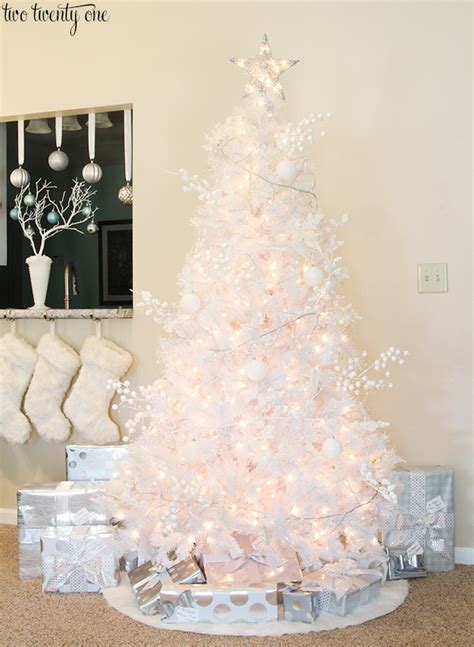 White Christmas Tree Decor