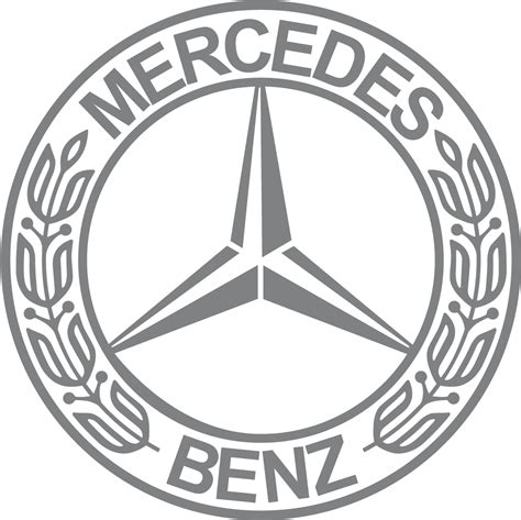 Download Mercedes Benz Laurel Wreath Vintage And Star Logo Vector - Mercedes Benz Logo Alt PNG ...