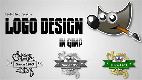 Gimp Tutorial: Logo Design in Gimp - YouTube